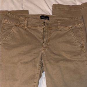 American Eagle kick boot stretch khakis